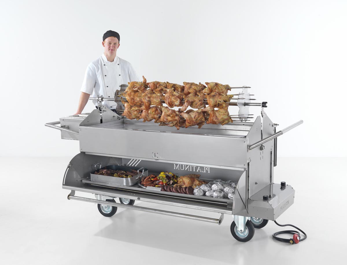 Platinum Multi Chickens & Drawer Open Hog Roast Machines Direct